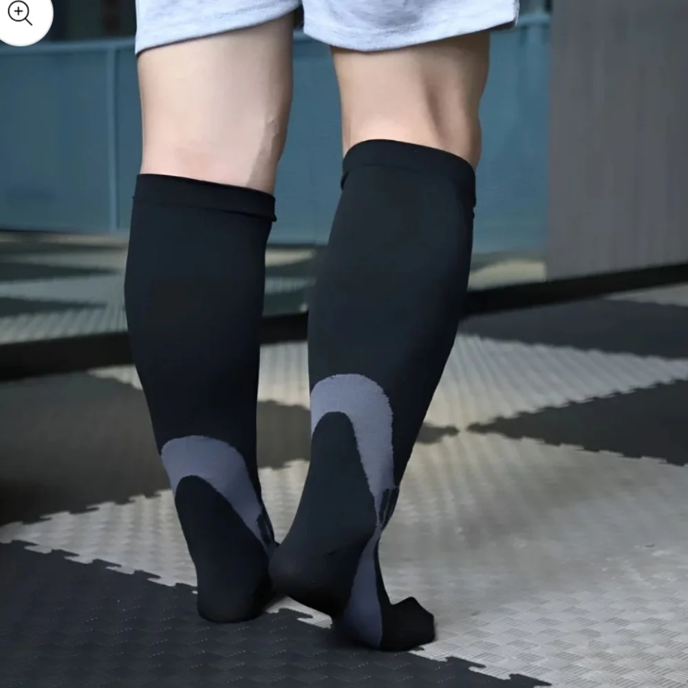 NWT VERO MEDIC Compression Socks ~sz 4XL Black & Gray